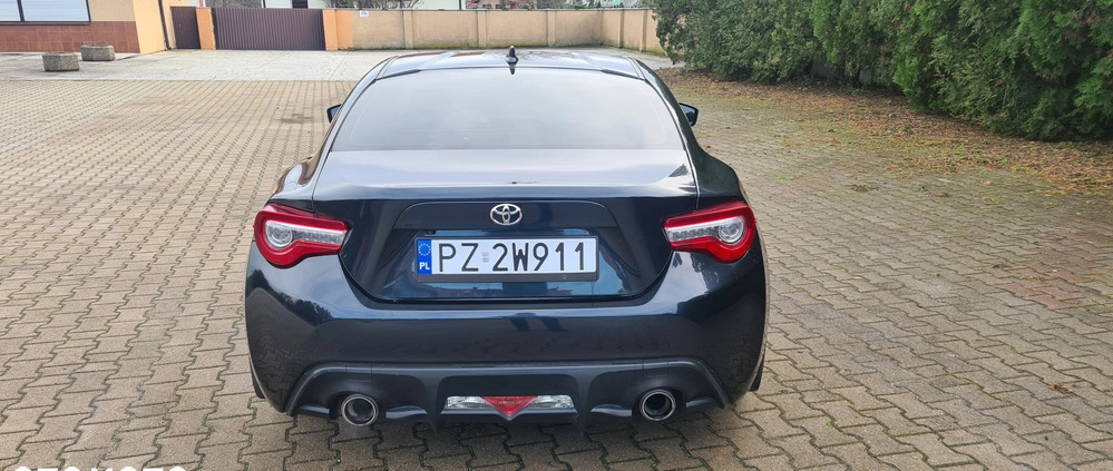 Toyota GT86 cena 82900 przebieg: 58652, rok produkcji 2017 z Bartoszyce małe 301